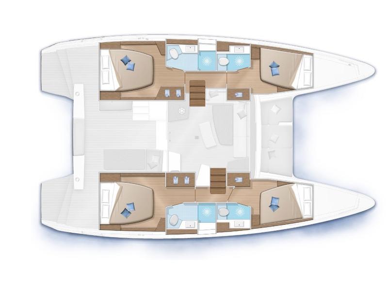 Book yachts online - catamaran - Lagoon 42* - La Fenice - Comfort line - rent