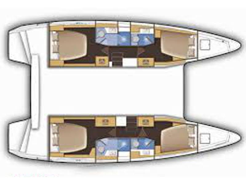Book yachts online - catamaran - Lagoon 42 - Cappero - Comfort line - rent