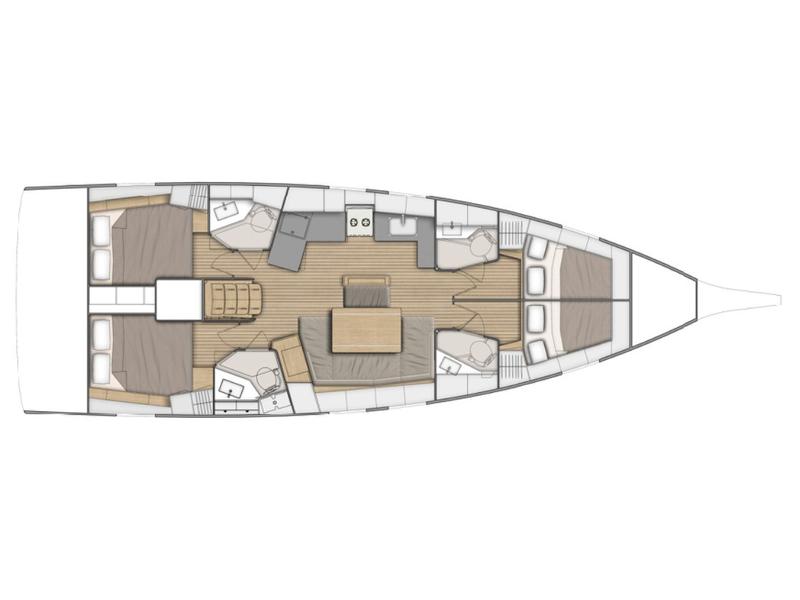 Book yachts online - sailboat - Oceanis 46.1 - Logos - Comfort line - rent