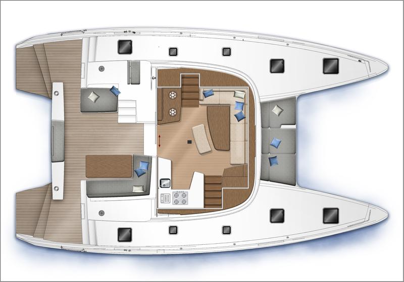Book yachts online - catamaran - Lagoon 42 - Nacatuli - Comfort line - rent