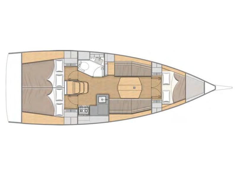 Book yachts online - sailboat - Oceanis 34.1 - Meli - Comfort line - rent