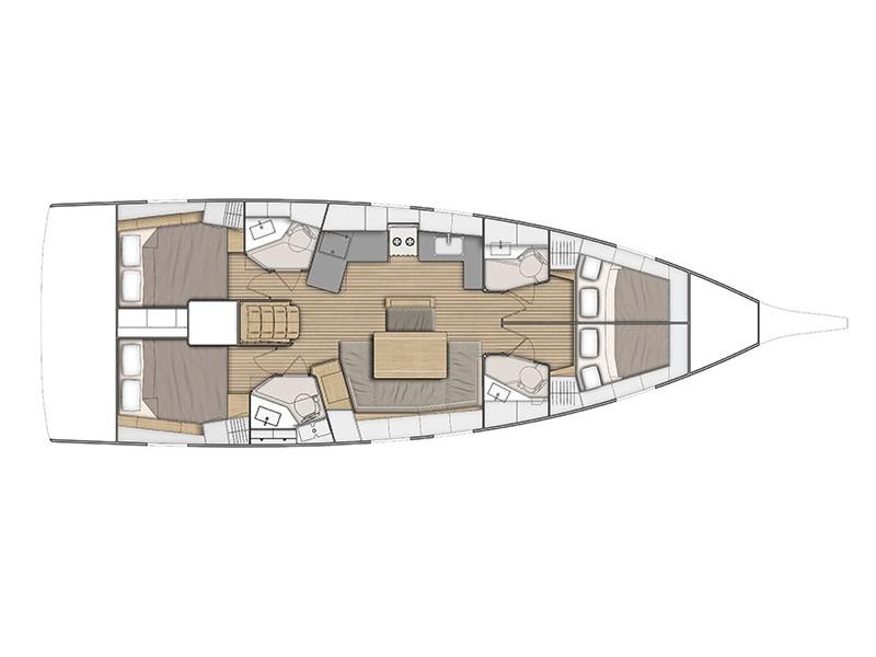 Book yachts online - sailboat - Oceanis 46.1 - Nemesi - Comfort line - rent