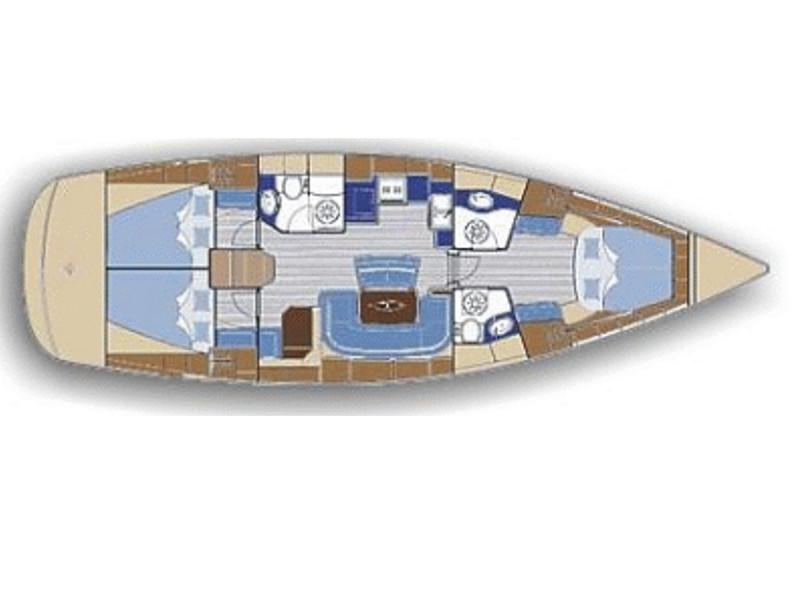 Book yachts online - sailboat - Bavaria 46 Cruiser - VIYA - rent