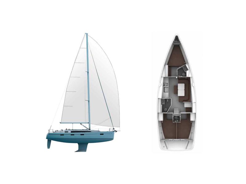 Book yachts online - sailboat - Bavaria Cruiser 41 - Leonidas - rent