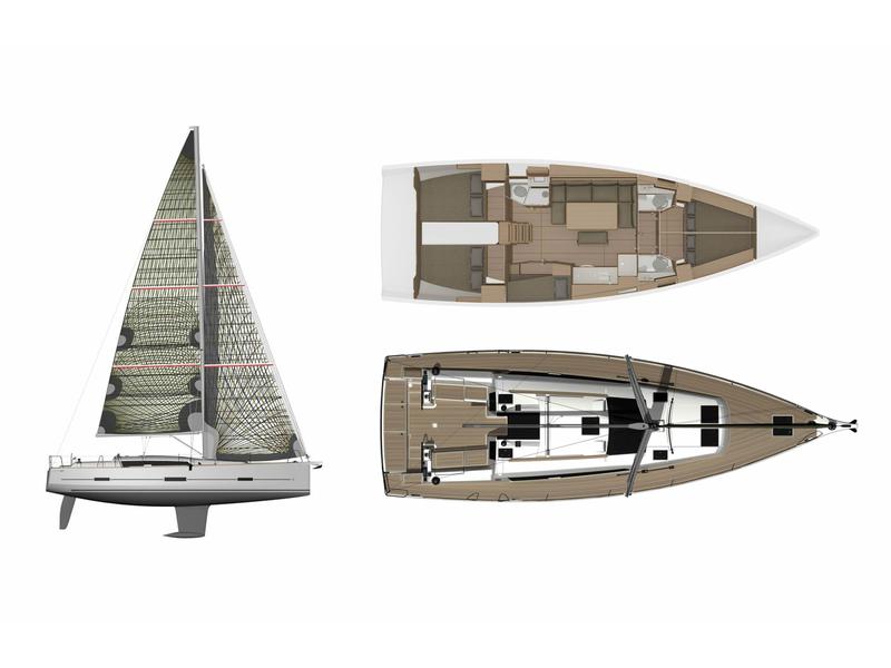 Book yachts online - sailboat - Dufour 460 Grand Large (5 cab) - Fish N`Chips - rent