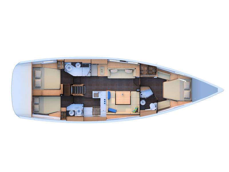 Book yachts online - sailboat - Jeanneau 51 - Sogno di Mare - rent