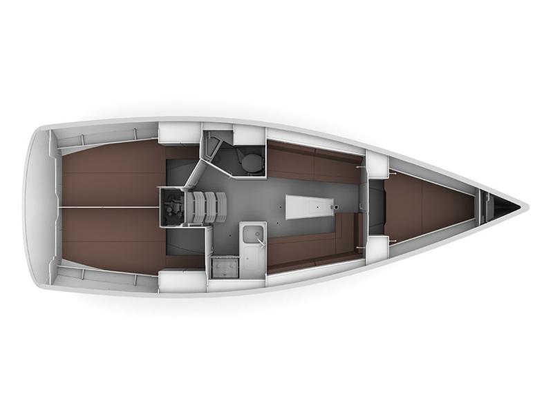Book yachts online - sailboat - Bavaria Cruiser 34 - 3 cab - Aria  - rent
