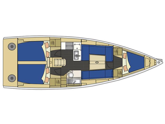 Book yachts online - sailboat - Elan 350 - Uniform - rent