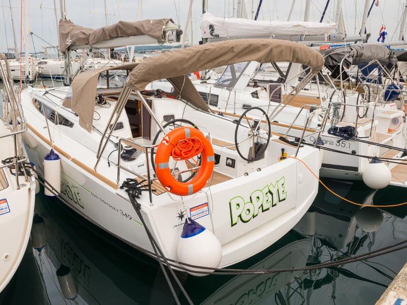 Book yachts online - sailboat - Sun Odyssey 349 - Popeye - rent