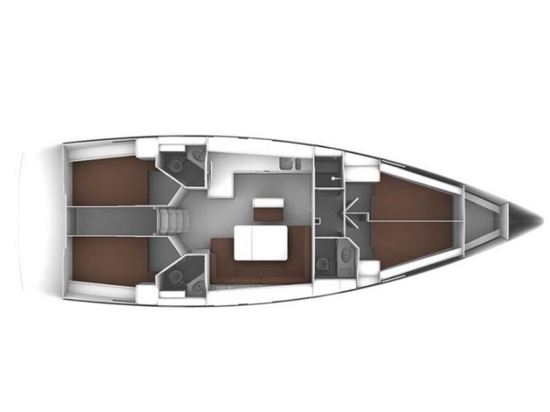 Book yachts online - sailboat - Bavaria Cruiser 46 - Gracia - rent