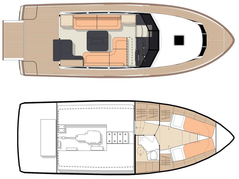 Book yachts online - motorboat - Greenline 33 - Fields of Gold - rent
