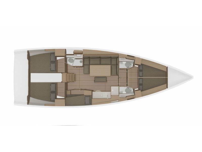 Book yachts online - sailboat - Dufour 460 Grand Large - 5 cabins - SunnyLife - rent