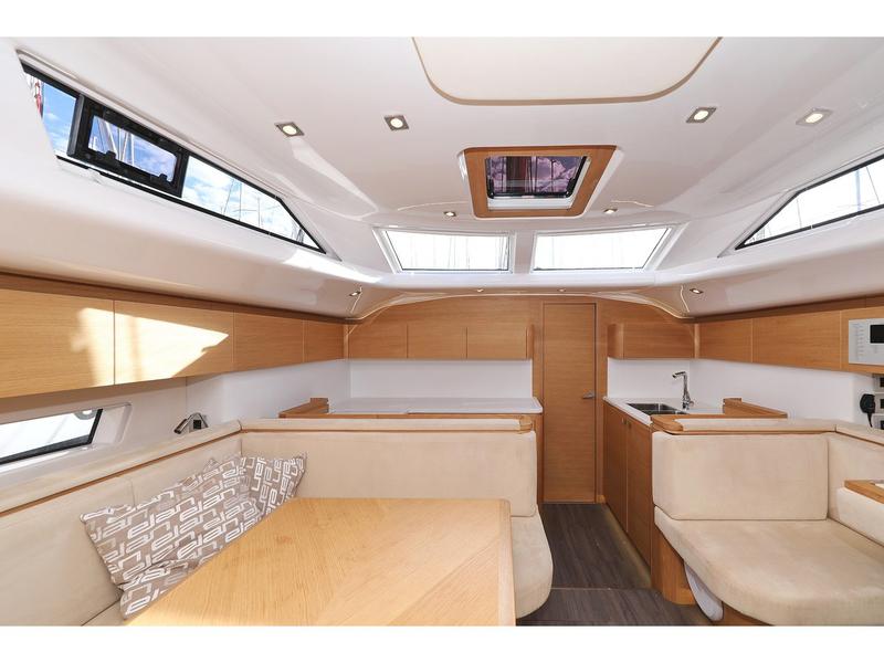 Book yachts online - sailboat - Elan GT 6 Porsche Design 50 feet with AC and Generator - Revolution - rent