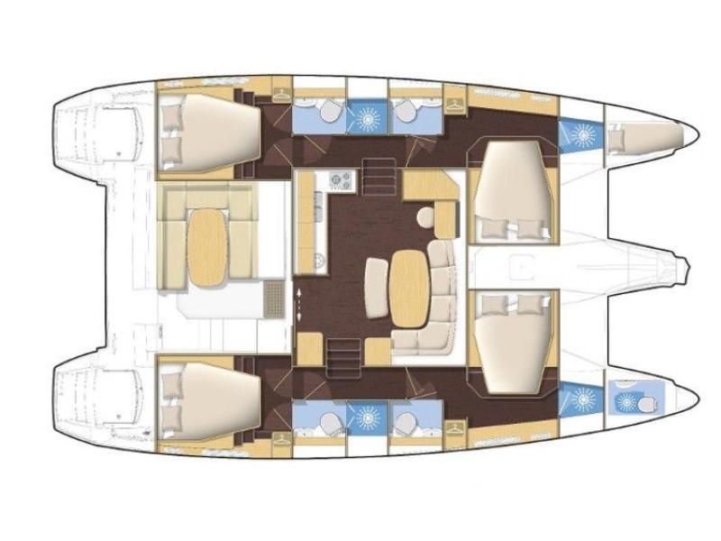 Book yachts online - catamaran - Lagoon 421 - Rain Dogs - rent
