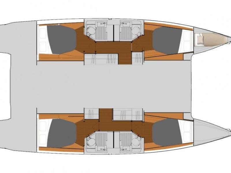 Book yachts online - catamaran - Astréa 42 - Osaya - rent