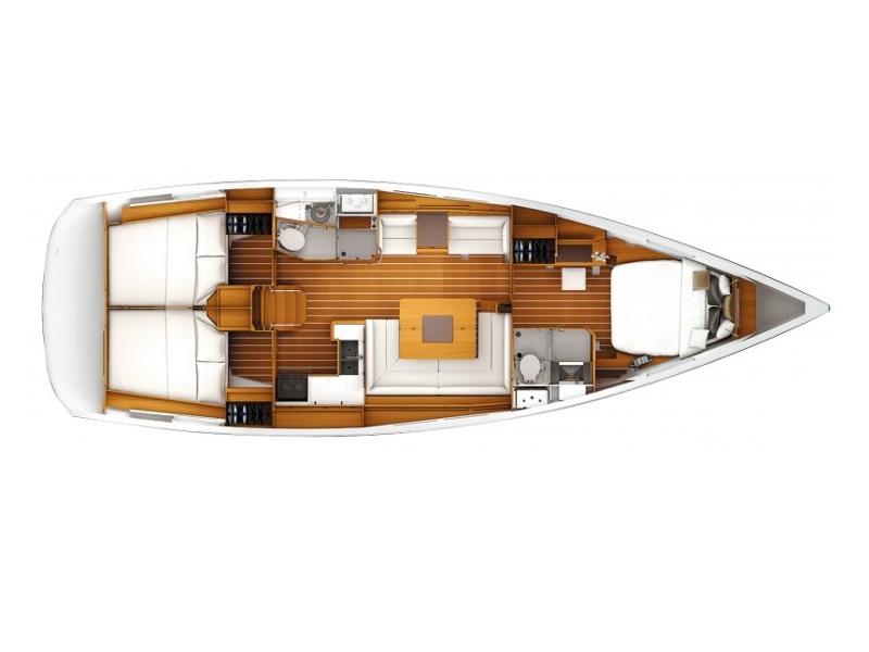 Book yachts online - sailboat - Sun Odyssey 439 - Code - rent