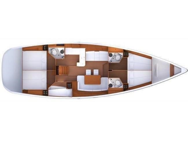 Book yachts online - sailboat - Jeanneau  53 - Anja Sophie - rent