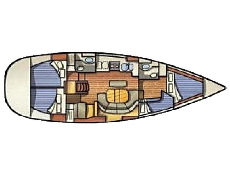 Book yachts online - sailboat - Oceanis 411 - Burda - rent