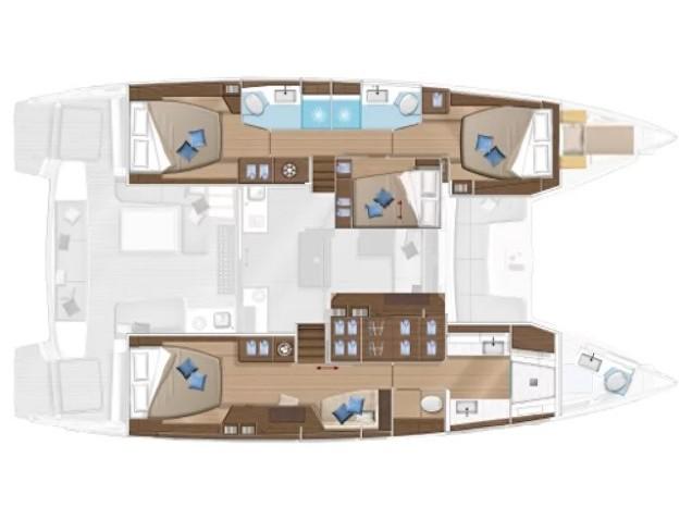 Book yachts online - catamaran - Lagoon 50 - INVICTUS II - rent