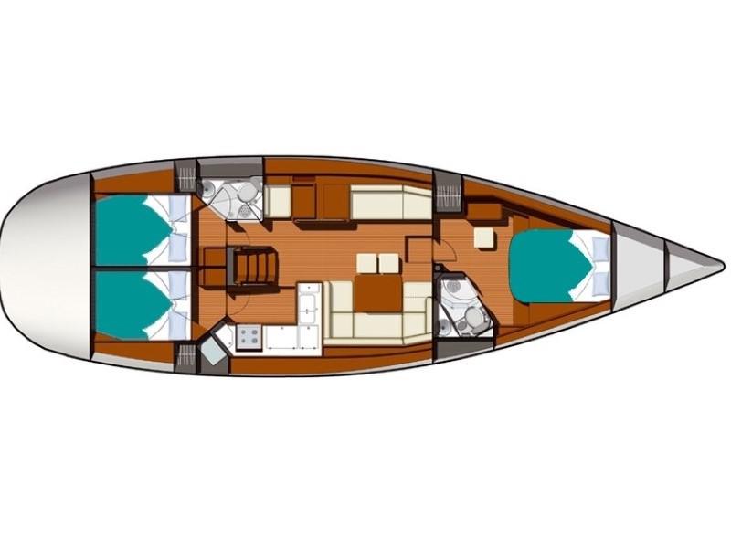 Book yachts online - sailboat - Sun Odyssey 50 DS - Eleven - rent