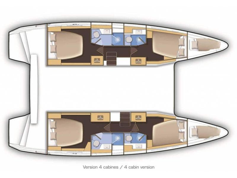 Book yachts online - catamaran - Lagoon 39 - Deep Blue - rent