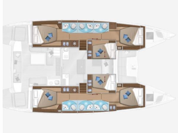 Book yachts online - catamaran - Lagoon 50 - HIGH LIFE - rent