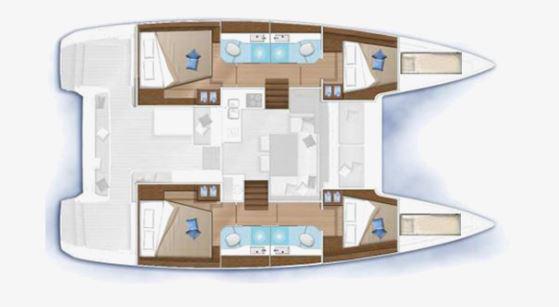 Book yachts online - catamaran - Lagoon 40 - Discovery II - rent
