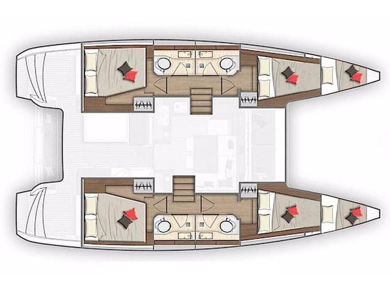 Book yachts online - catamaran - Lagoon 40 - Sail Agena - rent