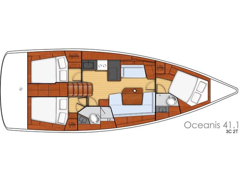 Book yachts online - sailboat - Oceanis 41.1 - Sail Orion - rent