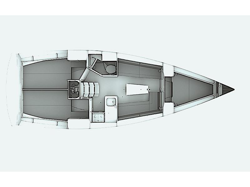 Book yachts online - sailboat - Bavaria Cruiser 34 - Eurybia - rent