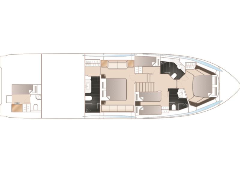 Book yachts online - motorboat - Princess S65 - MIRNO MORE - rent