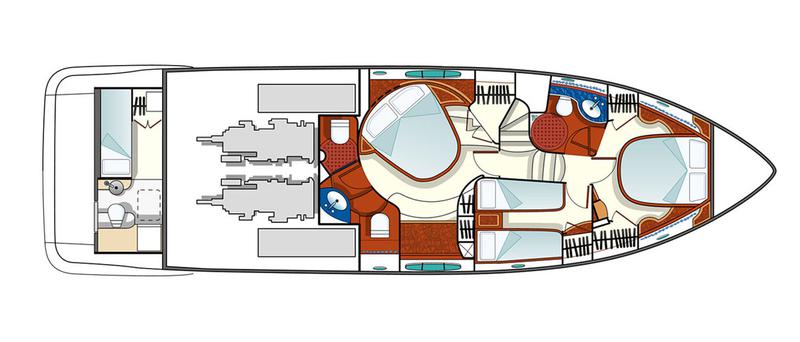 Book yachts online - motorboat - Azimut 55 - Cosmos - rent