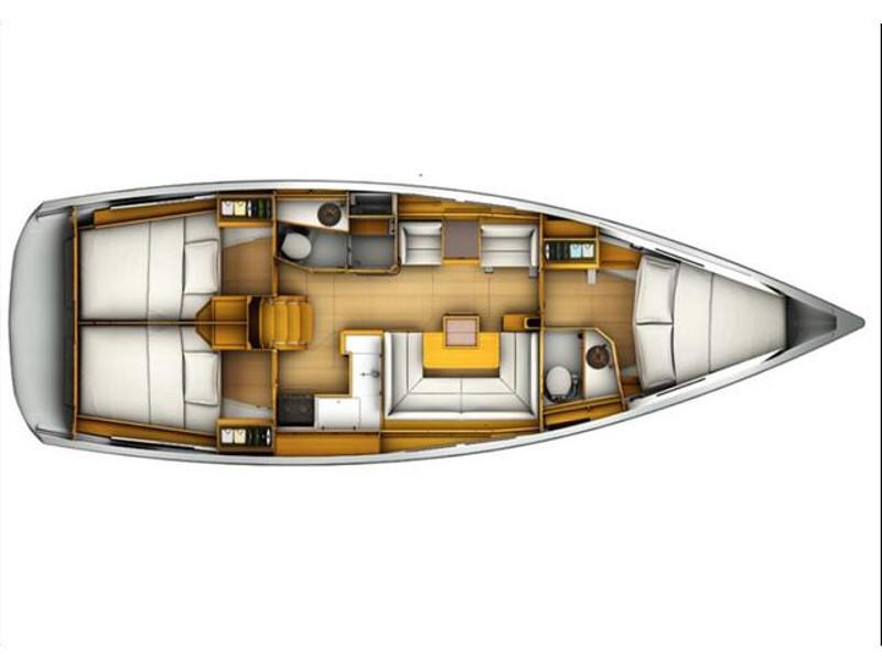 Book yachts online - sailboat - Sun Odyssey 409 - EC- 409-11-G - rent
