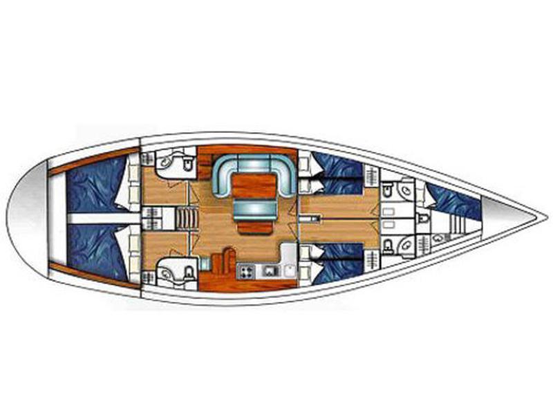 Book yachts online - sailboat - Ocean Star 51.2 - EC- STR-04-I - rent
