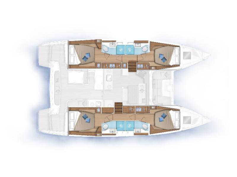 Book yachts online - catamaran - Lagoon 46 - PRES- L46-22-I - rent