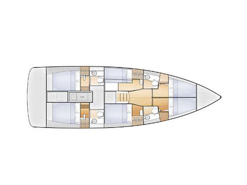 Book yachts online - sailboat - Sun Loft 47 - PRES-SL47-23-I - rent