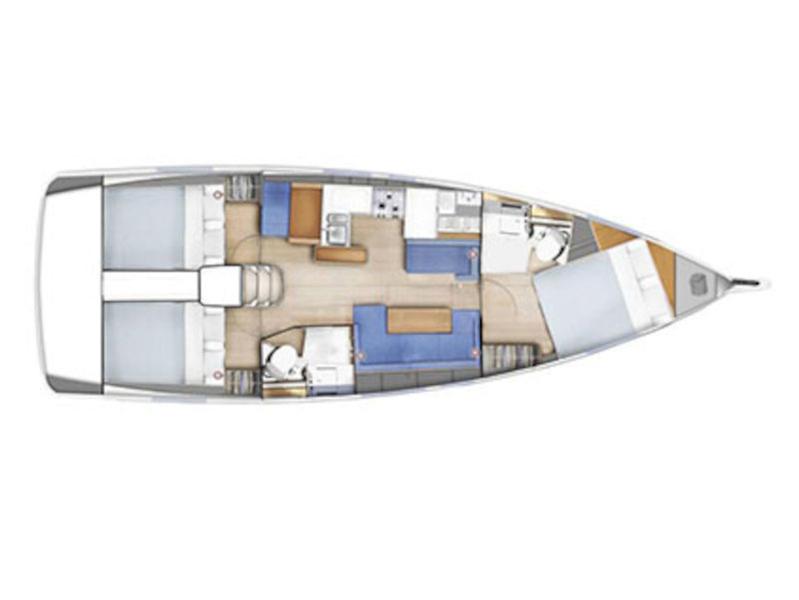 Book yachts online - sailboat - Sun Odyssey 410 - PRES- 410-20-G - rent