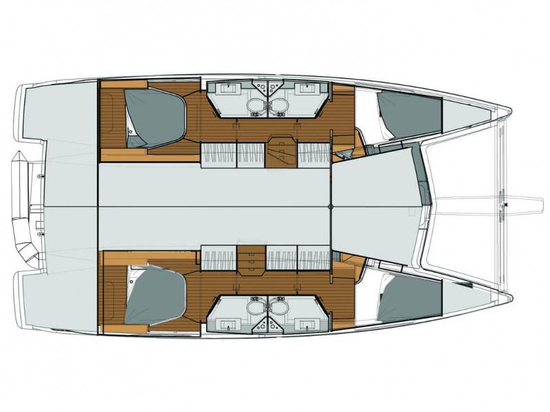 Book yachts online - catamaran - Lucia 40 /4cbs - CL- LU4-19-G - rent