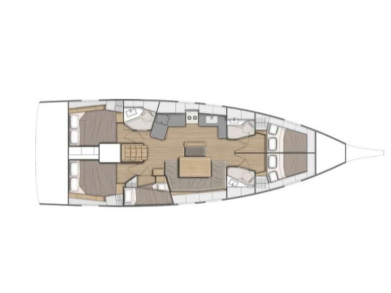 Book yachts online - sailboat - Oceanis 46.1 - PRES- O46-20-G - rent