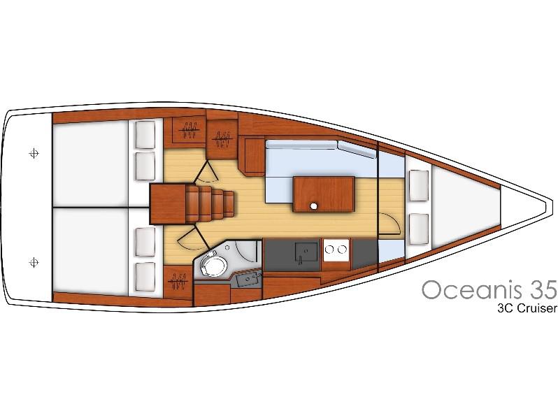 Book yachts online - sailboat - Oceanis 35 - GALA - rent