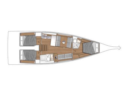 Book yachts online - sailboat - First 44 - CHECKMATE - rent