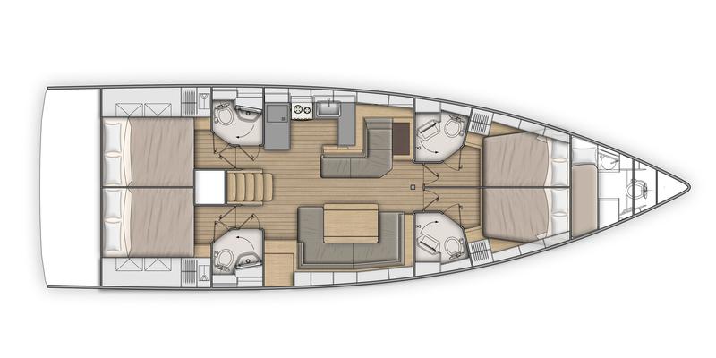 Book yachts online - sailboat - Oceanis 51.1 - 4 +1 cab - ULTRA SPIRIT - rent