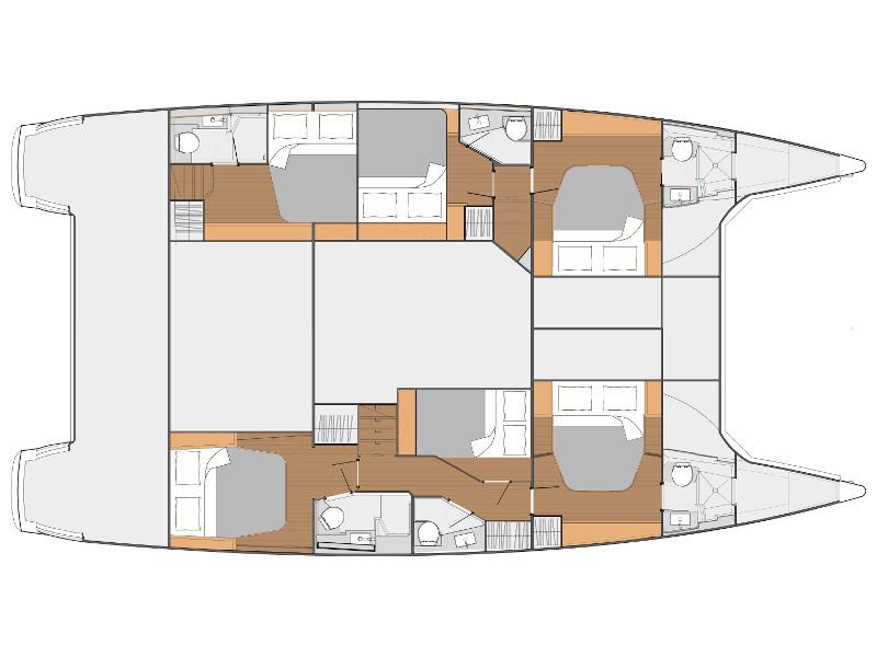 Book yachts online - catamaran - Saba 50 - SABA 50 -  AC and generator - rent