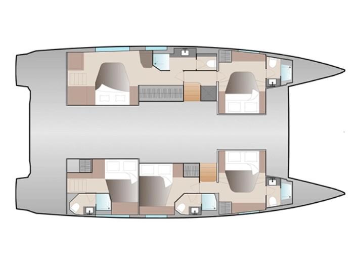 Book yachts online - catamaran - Aura 51 - COSMOS - rent