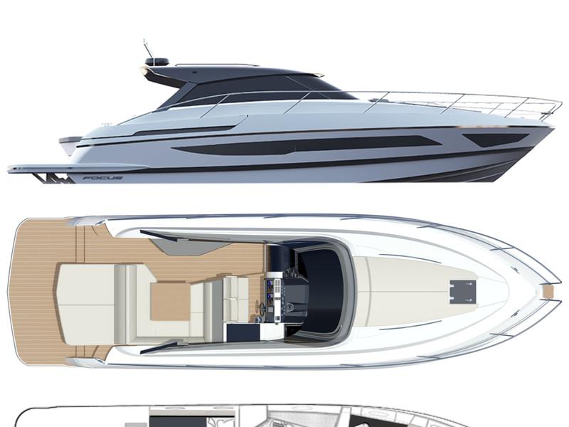 Book yachts online - motorboat - Focus Power 44 Hard Top - PINOY - rent