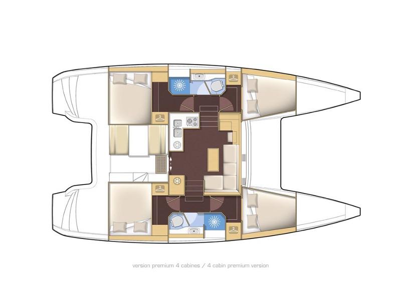 Book yachts online - catamaran - Lagoon 39 - MARIA - rent