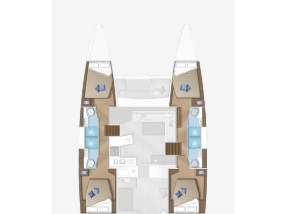 Book yachts online - catamaran - Lagoon 450 F - MALA MARE - rent