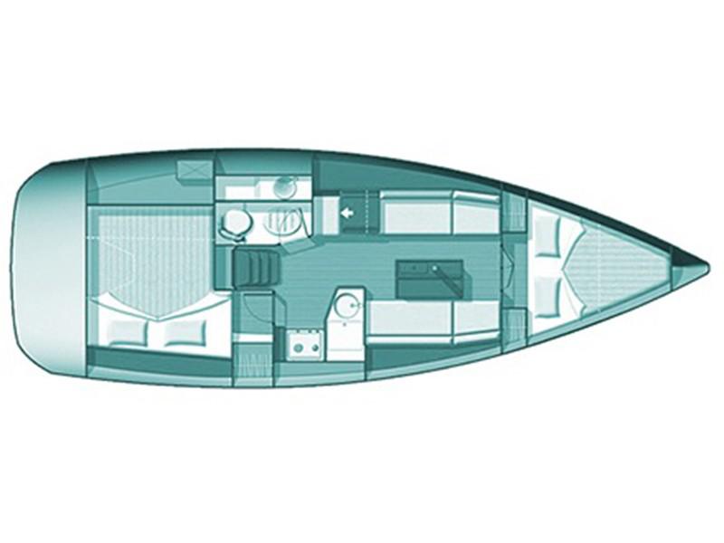 Book yachts online - sailboat - Sun Odyssey 33i - Afroessa - rent