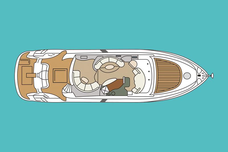 Book yachts online - motorboat - Aicon 56 S Fly - Senza Parole - rent
