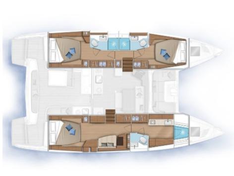 Book yachts online - catamaran - LAGOON 460 / 3 CABINS - ALEGRIA - CB 404409 - rent